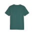 Puma Essentials Minimal Gold Logo Crew Neck Short Sleeve T-Shirt Mens Green Casu