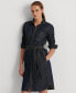 Belted Denim Shirtdress