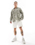 Superdry Military overshirt jacket in light khaki green