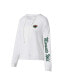 Women's White Minnesota Wild Accord Hacci Long Sleeve Hoodie T-shirt