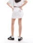 Armani Exchange denim skirt in white