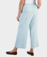 Petite Gauze Wide-Leg Pull-On Pants, Created for Macy's