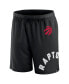 Men's Black Toronto Raptors Free Throw Mesh Shorts