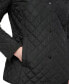 Womens Collared Quilted Coat