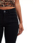 Morgan high waisted skinny jeans in black