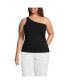 Plus Size Slender One Shoulder Top