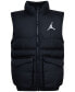 Big Boys Logo Fleece-Lined Faux-Down Puffer Vest