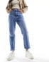 New Look straight leg jean in mid blue wash