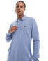 PS Paul Smith regular fit logo long sleeve polo in blue