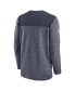 Men's Navy Chicago Bears Sideline Lockup Performance Quarter-zip Jacket