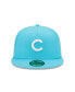 Men's Blue Chicago Cubs Vice Highlighter Logo 59FIFTY Fitted Hat