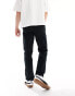 River Island slim fit casual chino trousers in black