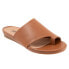 Softwalk Corsica S2002-215 Womens Brown Narrow Leather Slides Sandals Shoes 11