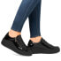 Rieker W N2501-00 black wedge shoes