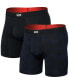 Men's Multi-Sport 2-Pk. Solid Mesh Boxer Briefs