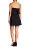 Love...Ady 157568 Women's Strapless V-Cutout Popover Dress Black Sz. Small