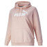 Puma Ess Logo Pullover Hoodie Plus Womens Size 1X Casual Outerwear 84686147