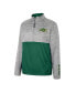 Men's Gray NDSU Bison John Half-Zip Jacket