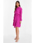 Women's Textured Jersey Shirt Dress