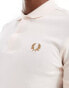 Fred Perry polo shirt in light peach