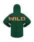 Women's Green Minnesota Wild Jersey Lace-Up V-Neck Long Sleeve Hoodie T-shirt