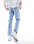 DTT rigid straight fit jeans in light blue