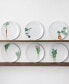 Kyoka Shunsai Assorted Dinner Plates 10.5" Set/6