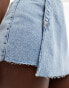 Pimkie denim wrap skort in light blue wash