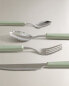 Cutlery set with pastel handle (set of 4)