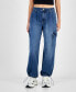 Juniors' Parachute Cargo Jeans